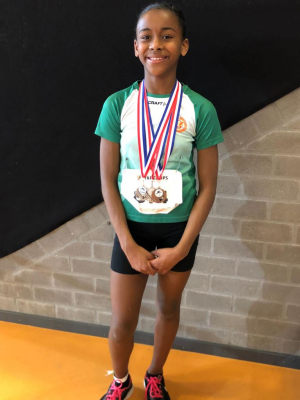 Jo&euml;lle pakt 3 medailles op D-Spelen