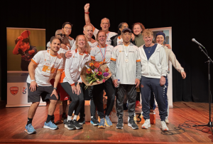 De delegatie van PAC Running Blind 