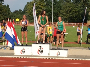 Alida : goud op discus en kogel